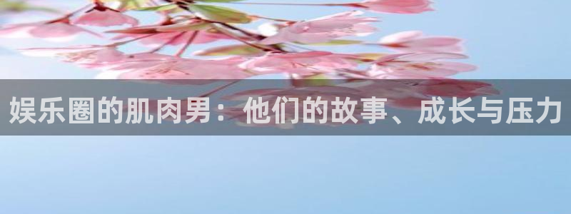 焦点娱乐官网地址：娱乐圈的肌肉男：他们的故事、成长与压力